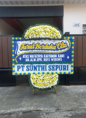 Papan Bunga Duka di Jereweh